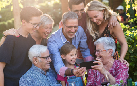 Multi generational family