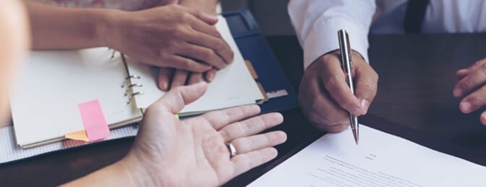 people sitting in a table